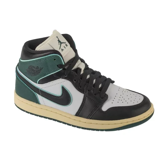 Zdjęcie produktu Air Jordan 1 Mid SE FQ7818-100, Damskie, Białe, buty sneakers, skóra licowa, rozmiar: 35, 5