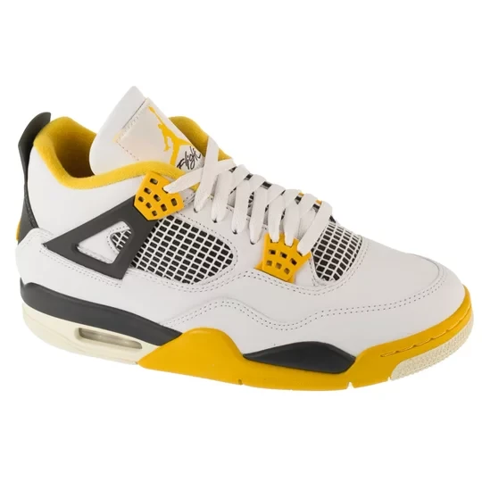 Zdjęcie produktu Air Jordan 4 Retro AQ9129-101, Damskie, Białe, buty sneakers, skóra licowa, rozmiar: 38
