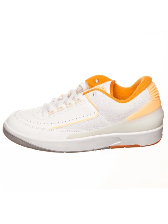 Zdjęcie produktu Air Jordan Skórzane sneakersy "2 Retro Low" w kolorze biało-pomarańczowym rozmiar: 42, 5