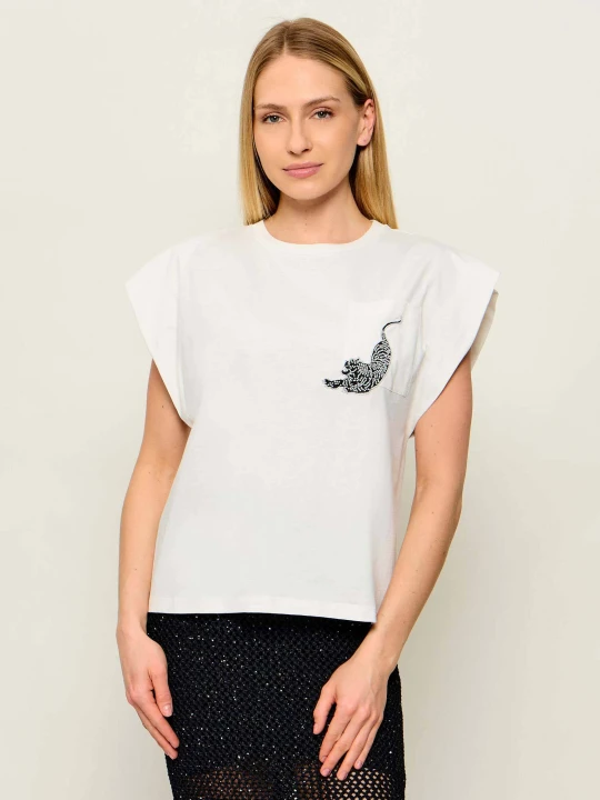 Zdjęcie produktu AKEP T-shirt | Relaxed fit biały