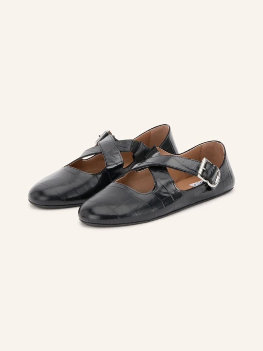 Zdjęcie produktu Alaïa Baleriny schwarz CZARNY