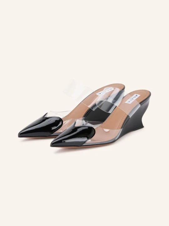 Zdjęcie produktu Alaïa Buty Na Koturnie Le Cœur schwarz CZARNY