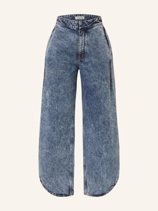 Zdjęcie produktu Alaïa Dżinsy Z Szerokimi Nogawkami blau 524 BLEU NEIGE