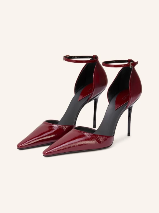 Zdjęcie produktu Alaïa Lakierowane Czółenka D'orsay rot CIEMNOCZERWONY