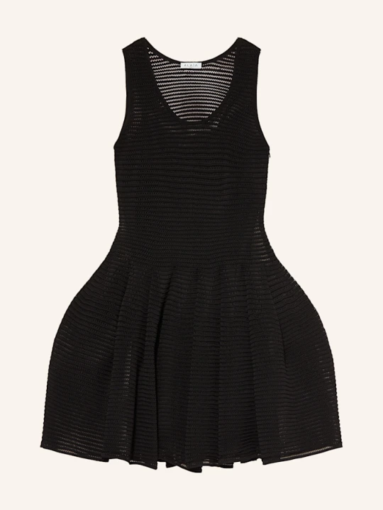 Zdjęcie produktu Alaïa Sukienka Szydełkowa schwarz CZARNY