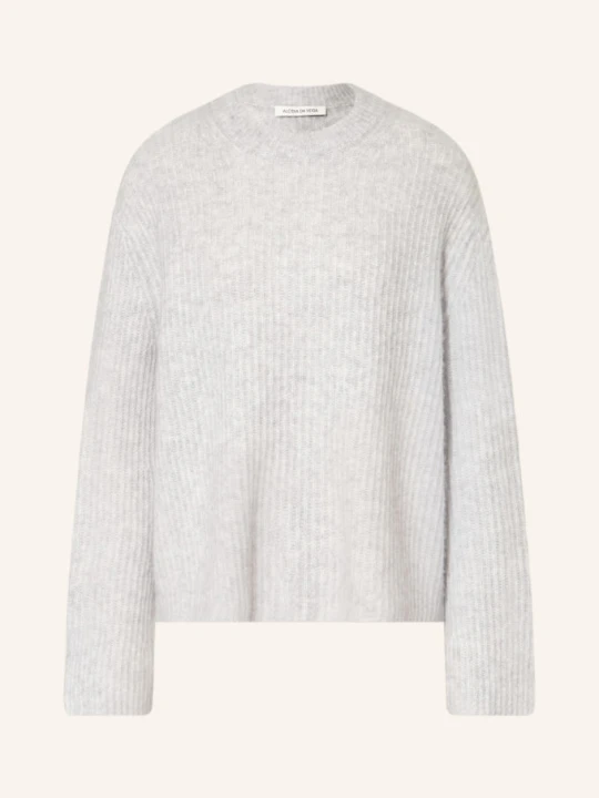 Zdjęcie produktu Alcidia Da Veiga Sweter Z Kaszmiru grau JASNOCZARY