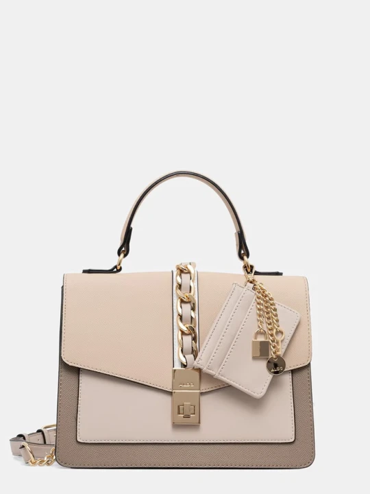 Zdjęcie produktu Aldo torebka crossbody damska z imitacji skóry IMPASSE beżowy