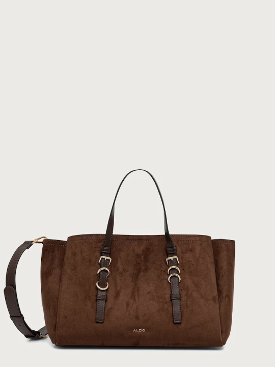 Zdjęcie produktu Aldo torebka crossbody damska z imitacji zamszu MELEAH brązowy
