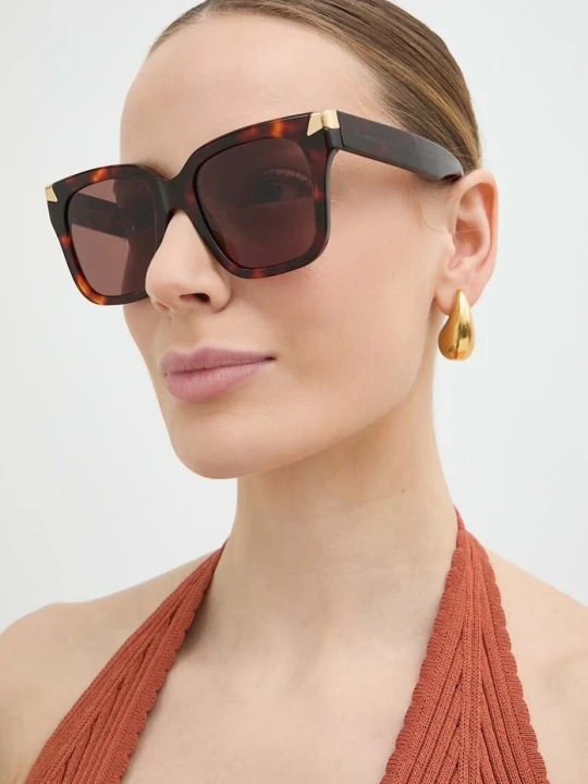Zdjęcie produktu Alexander McQueen okulary przeciwsłoneczne brązowy