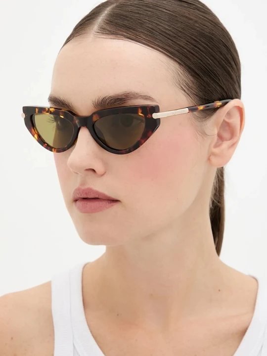 Zdjęcie produktu Alexander McQueen okulary przeciwsłoneczne brązowy