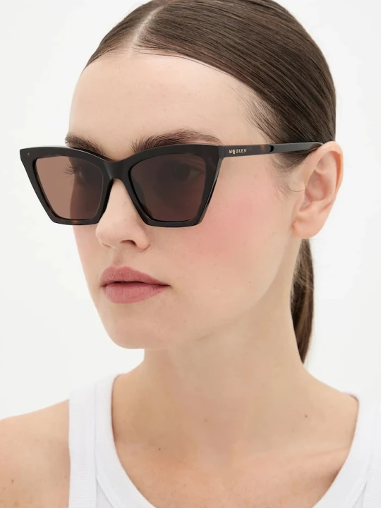 Zdjęcie produktu Alexander McQueen okulary przeciwsłoneczne brązowy