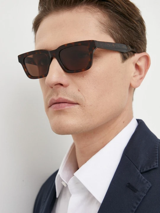 Zdjęcie produktu Alexander McQueen okulary przeciwsłoneczne brązowy