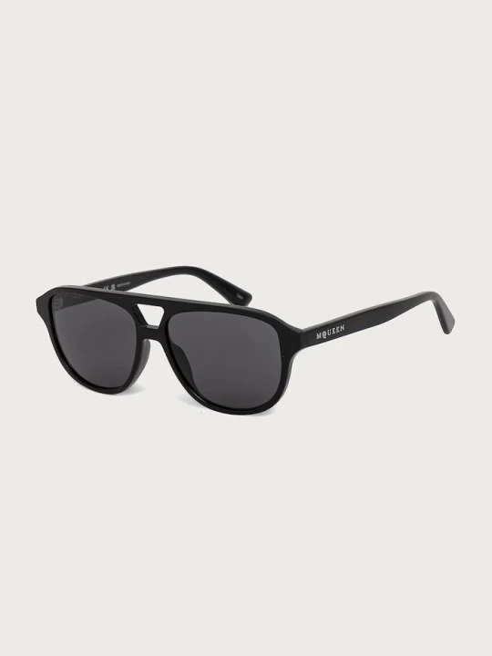 Zdjęcie produktu Alexander McQueen okulary przeciwsłoneczne pilotki męskie czarny