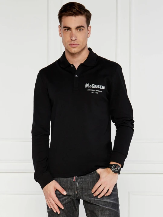 Zdjęcie produktu Alexander McQueen Polo | Regular Fit czarny