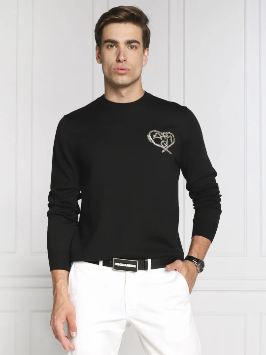 Zdjęcie produktu Alexander McQueen Sweter | Regular Fit czarny