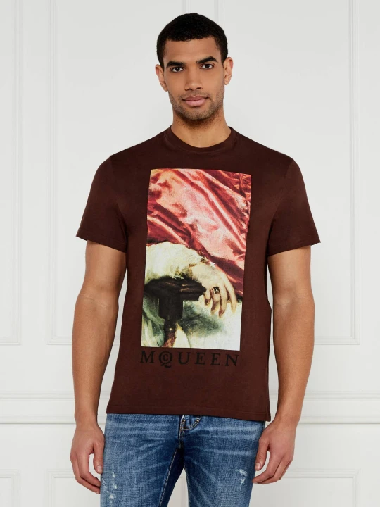 Zdjęcie produktu Alexander McQueen T-shirt | Regular Fit brązowy