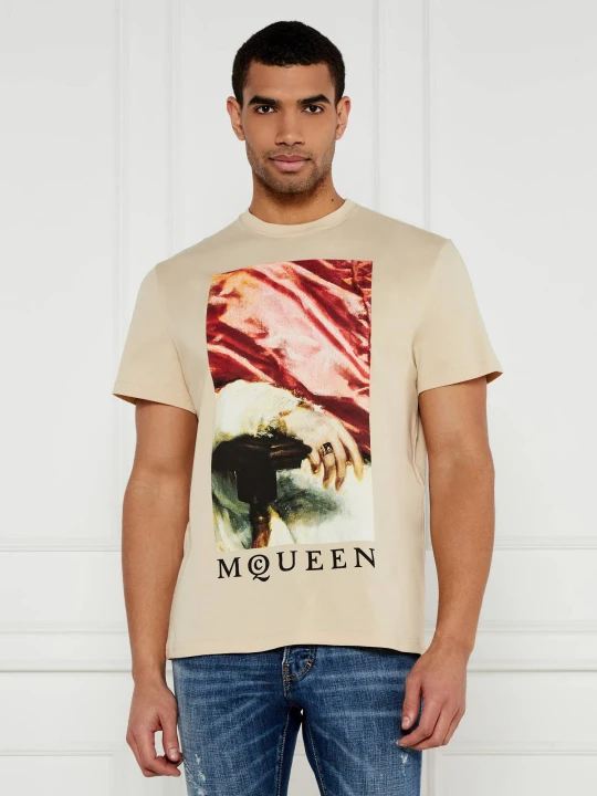 Zdjęcie produktu Alexander McQueen T-shirt | Regular Fit beżowy