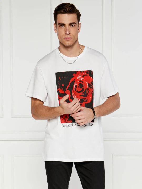 Zdjęcie produktu Alexander McQueen T-shirt | Relaxed fit biały