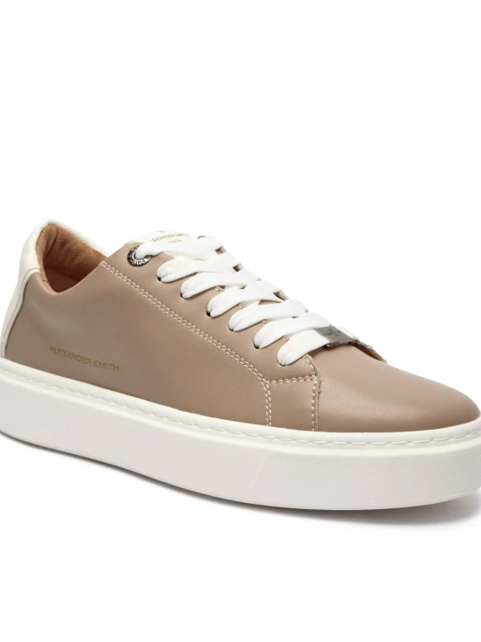 Zdjęcie produktu Alexander Smith Skórzane sneakersy LONDON beżowy