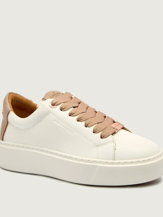 Zdjęcie produktu Alexander Smith Skórzane sneakersy LONDON HIGH biały