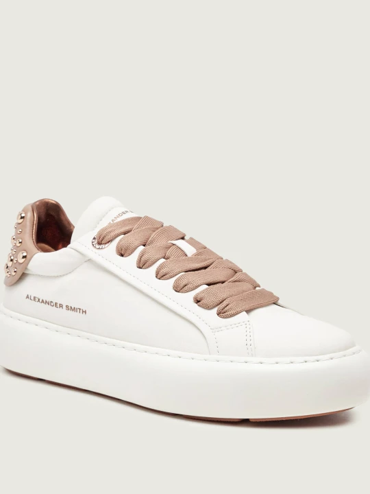 Zdjęcie produktu Alexander Smith Skórzane sneakersy SOHO biały