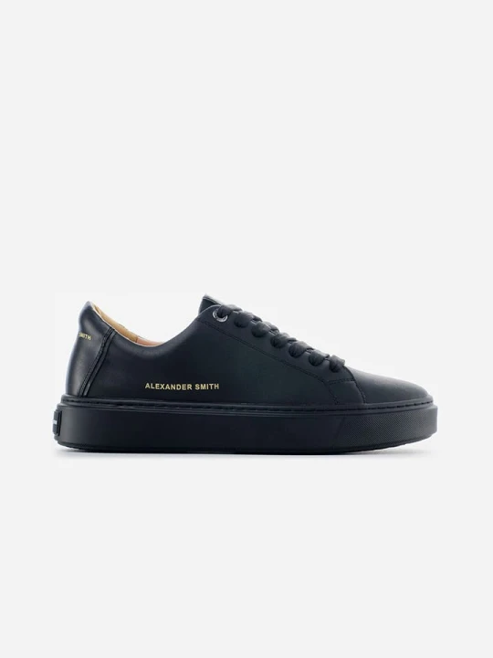 Zdjęcie produktu ALEXANDER SMITH Skórzane sneakersy w kolorze czarnym rozmiar: 40