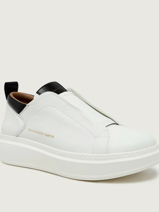 Zdjęcie produktu Alexander Smith Skórzane sneakersy WEMBLEY biały