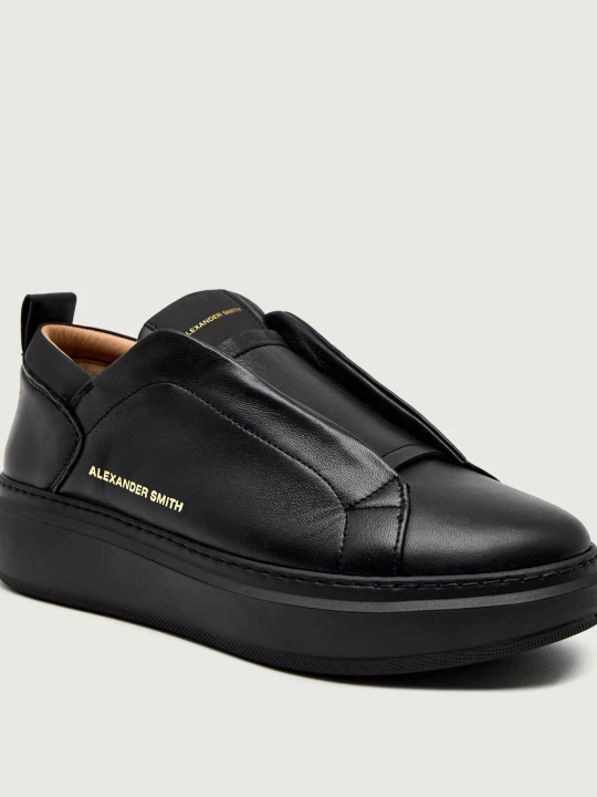 Zdjęcie produktu Alexander Smith Skórzane sneakersy WEMBLEY czarny