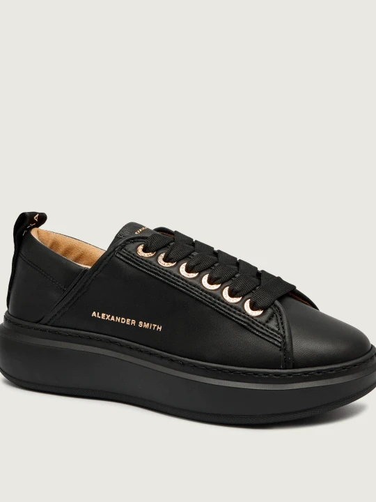 Zdjęcie produktu Alexander Smith Skórzane sneakersy WEMBLEY czarny