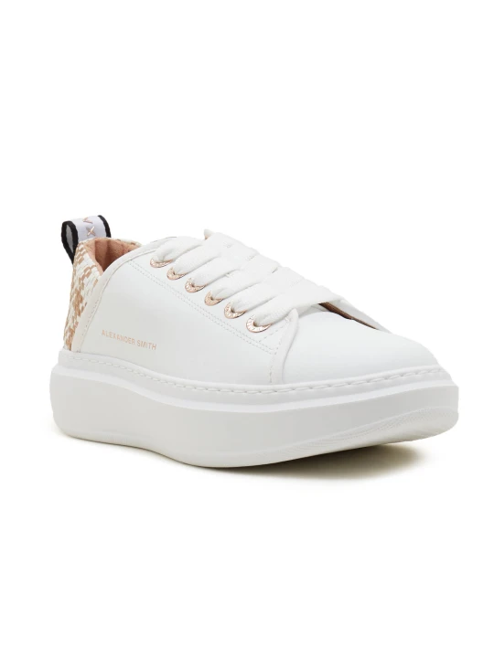Zdjęcie produktu Alexander Smith Skórzane sneakersy Wembley biały