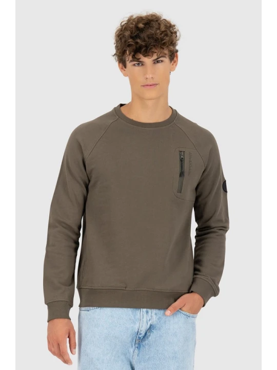 Zdjęcie produktu alife and kickin Bluza "Fabio" w kolorze khaki rozmiar: M