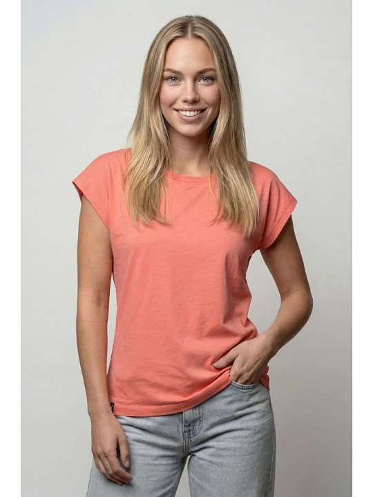 Zdjęcie produktu alife and kickin Koszulka "Sigrid" w kolorze koralowym rozmiar: XXL