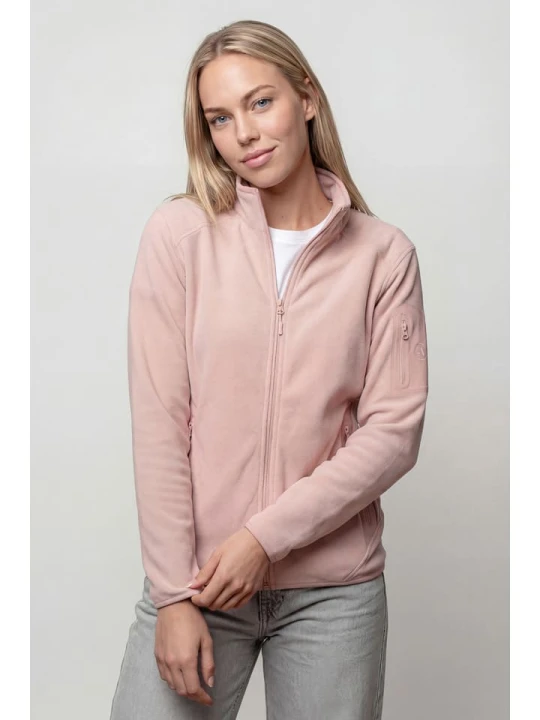 Zdjęcie produktu alife and kickin Kurtka polarowa "Saga" w kolorze jasnoróżowym rozmiar: XL