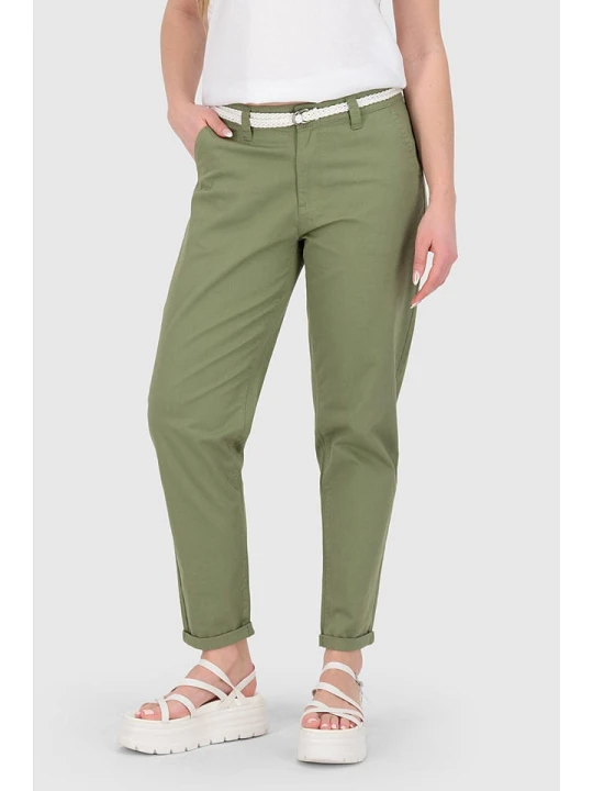 Zdjęcie produktu alife and kickin Spodnie "Hiroko" w kolorze khaki rozmiar: S