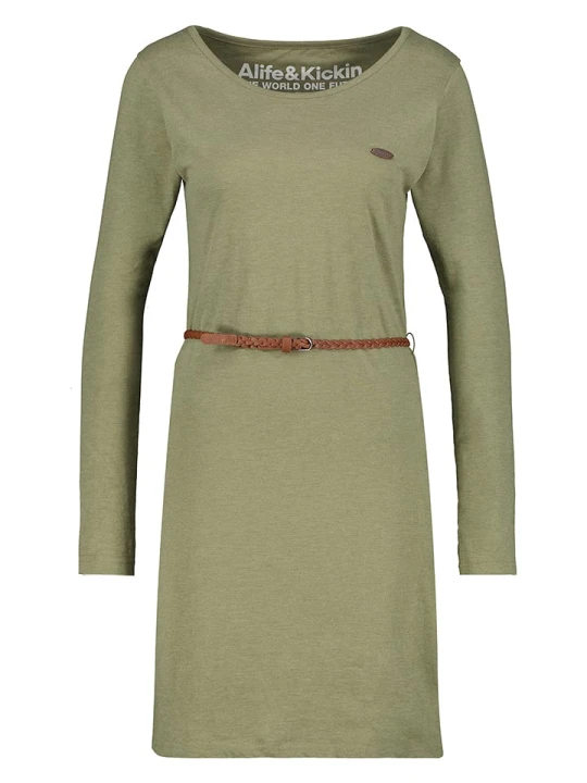 Zdjęcie produktu alife and kickin Sukienka "Ellin" w kolorze khaki rozmiar: XL