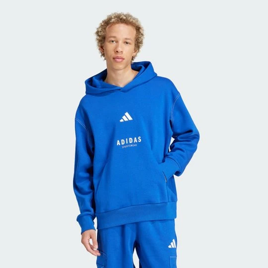 Zdjęcie produktu ALL SZN Fleece Graphic Hoodie Adidas niebieski