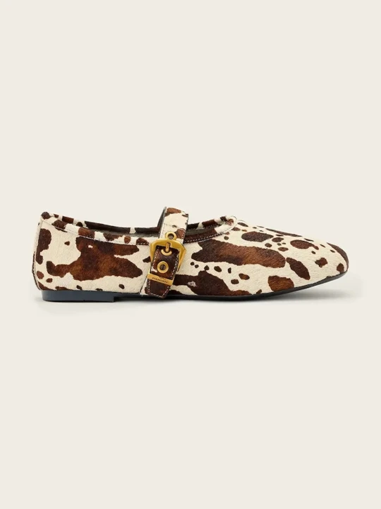 Zdjęcie produktu AllSaints baleriny skórzane Sabine Shoe beżowy