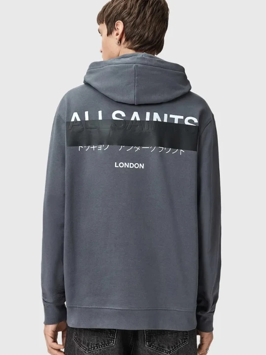Zdjęcie produktu AllSaints bluza bawełniana REDACT niebieski