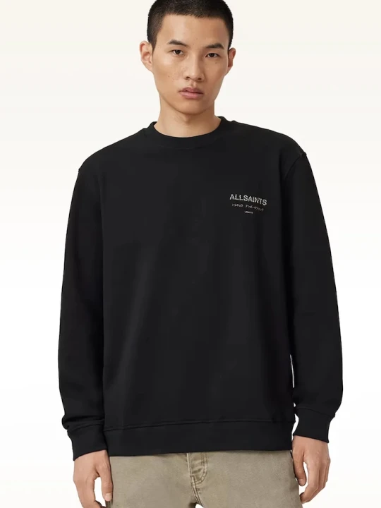 Zdjęcie produktu AllSaints bluza bawełniana UNDERGROUND czarny