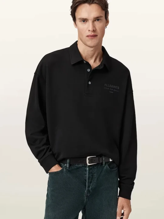 Zdjęcie produktu AllSaints bluza bawełniana XANDER czarny