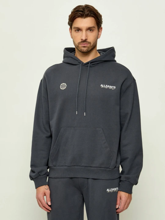 Zdjęcie produktu AllSaints Bluza EMBLEM | Oversize fit grafitowy