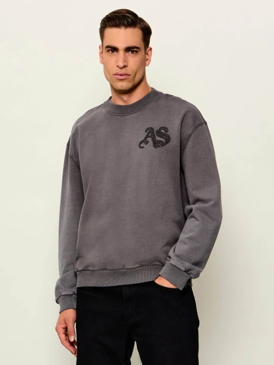 Zdjęcie produktu AllSaints Bluza INSIGNIA | Regular Fit szary