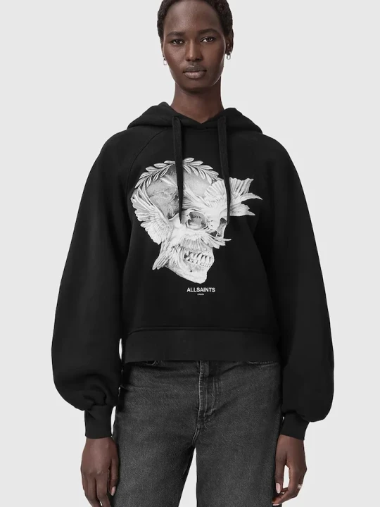 Zdjęcie produktu AllSaints bluza z bawełną czarny