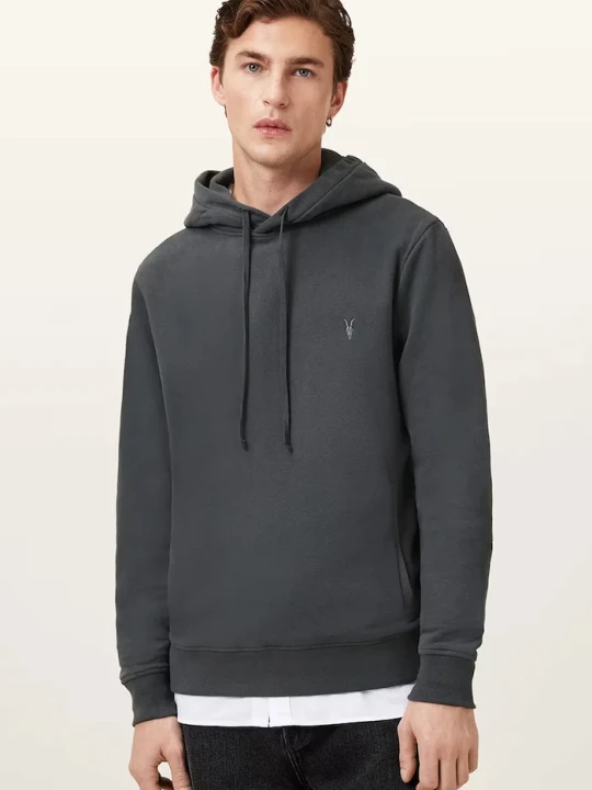 Zdjęcie produktu AllSaints bluza z kapturem RAVEN OTH HOODY szary