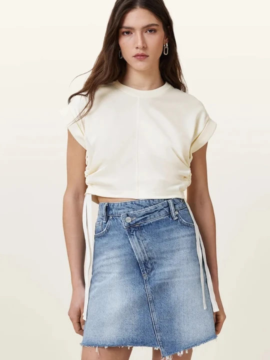Zdjęcie produktu AllSaints bluzka damska MIRA SATIN biały