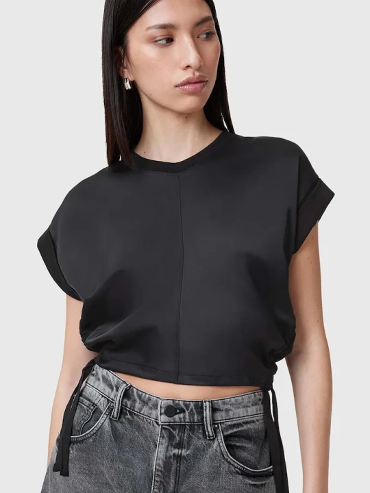 Zdjęcie produktu AllSaints bluzka damska MIRA SATIN czarny