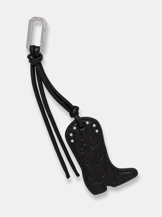 Zdjęcie produktu AllSaints brelok damski skórzany COWBOY czarny