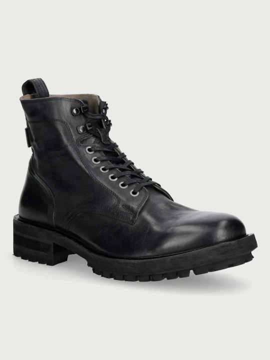 Zdjęcie produktu AllSaints buty męskie skórzane Gleeson Lace Boot czarny