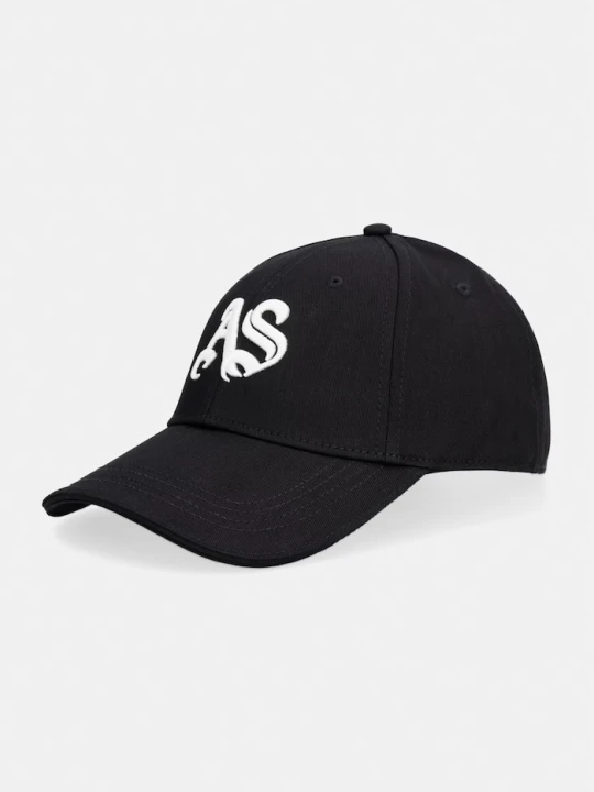 Zdjęcie produktu AllSaints czapka z daszkiem męska bawełniana czarny