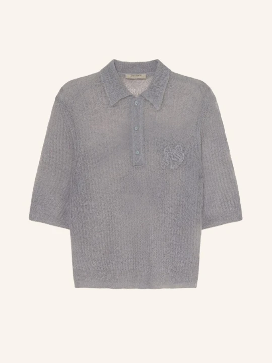 Zdjęcie produktu Allsaints Dzianinowa Koszulka Anabel Z Moherem blau JASNONIEBIESKI